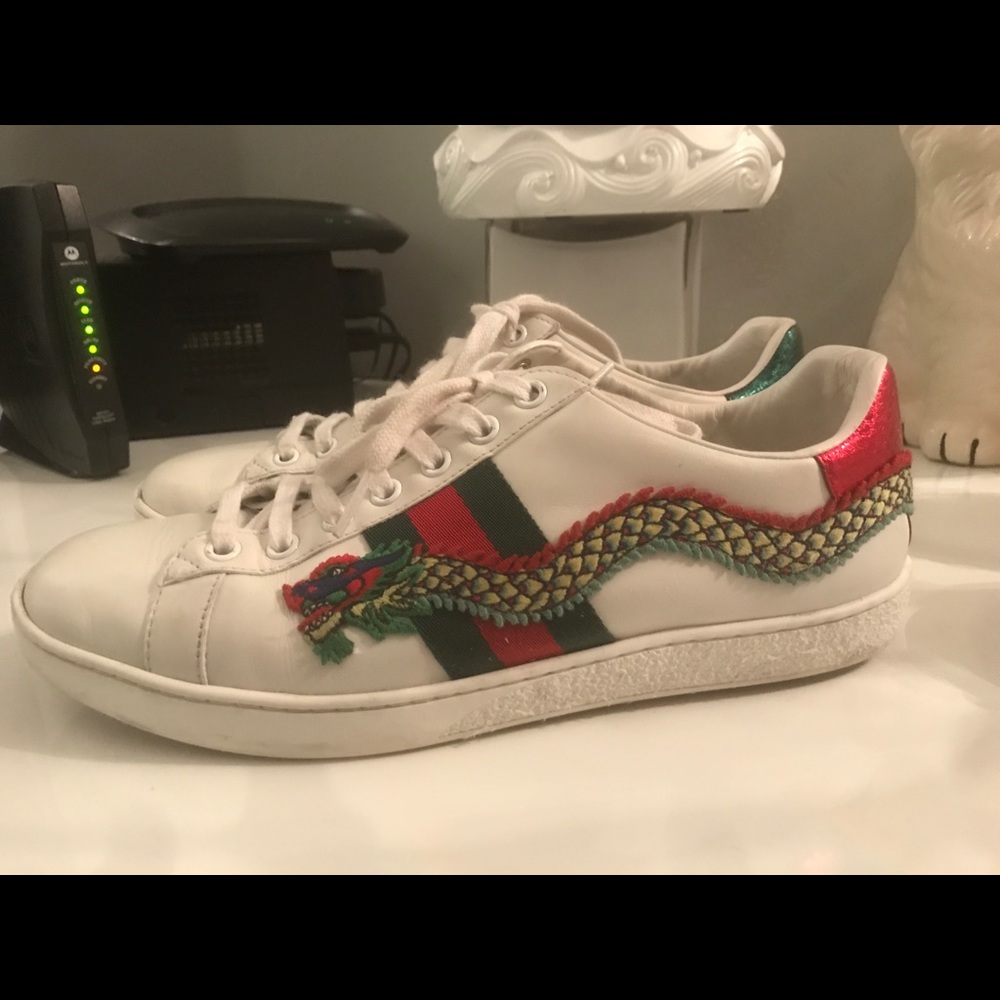 Gucci dragon aces
